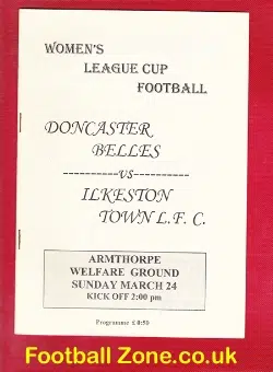 Doncaster Belles Ladies v Ilkeston Town 1996 - Womens Football Armthorpe