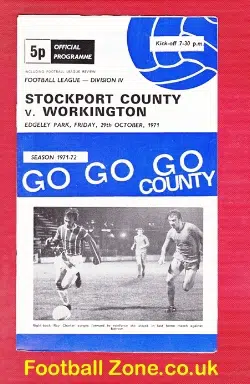 Stockport County v Workington 1971