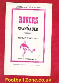 Doncaster Rovers v Spandauer 1955 - Germany Football Team