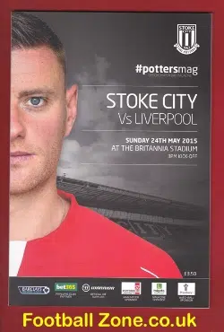 Stoke City v Liverpool 2015 - Steven Gerrard Last Match