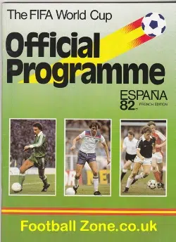 World Cup Spain Souvenir Brochure 1982