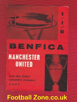 Benfica v Manchester United 1966 – Signed by Sir Matt Busby PLUS