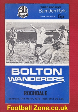 Bolton Wanderers v Rochdale 1973