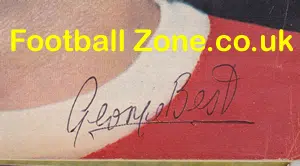 Manchester United – George Best Signed Football Monthly 1970