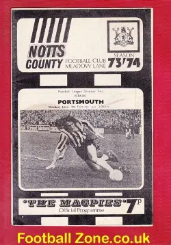 Notts County v Portsmouth 1974 - to clear