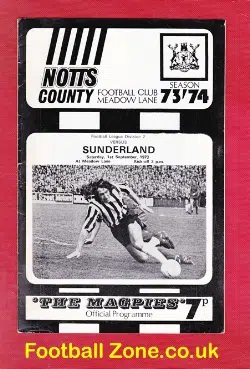 Notts County v Sunderland 1973