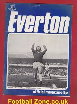 Everton v Arsenal 1973