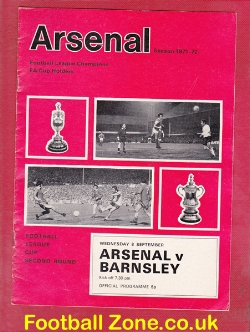 Arsenal v Barnsley 1971 – League Cup