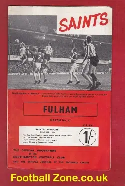 Southampton v Fulham 1968