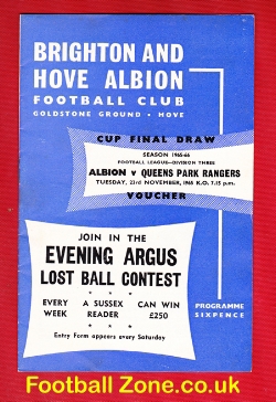 Brighton Hove Albion v QPR 1965