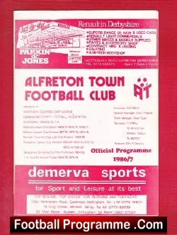 Alfreton Town v Farsley Celtic 1986