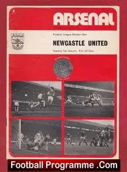 Arsenal v Newcastle United 1974