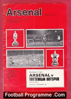 Arsenal v Tottenham 1972