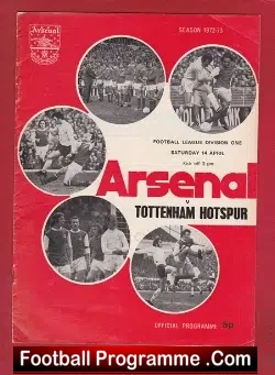 Arsenal v Tottenham 1973