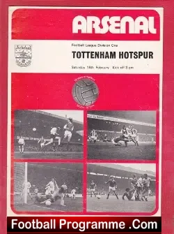 Arsenal v Tottenham 1974