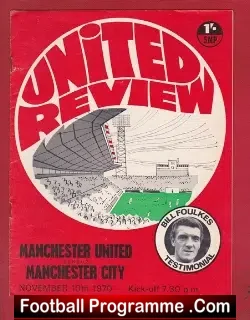 Bill Foulkes Testimonial Manchester United 1970 – George Best