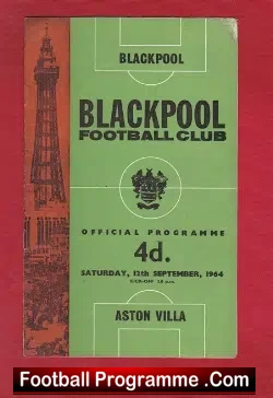 Blackpool v Aston Villa 1964 – to clear