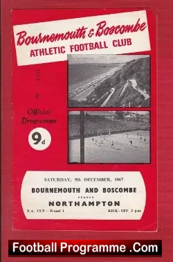 Bournemouth v Northampton Town 1967