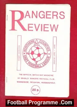 Bradley Rangers v Kiveton Park 1985