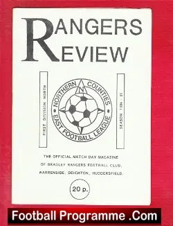 Bradley Rangers v North Ferriby 1985