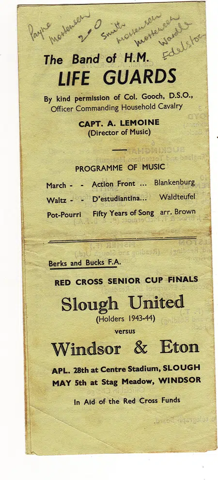 Buckinghamshire + Berks v FA 1945 - Matt Busby + Fagan
