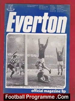 Everton v Aston Villa 1973