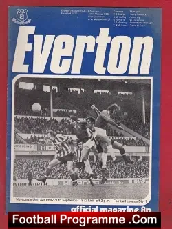 Everton v Newcastle United 1972