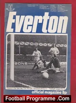 Everton v Norwich City 1973