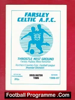 Farsley Celtic v Bridlington Town 1986