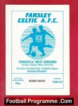Farsley Celtic v Denaby United 1987