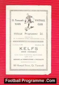 Great Yarmouth v C.E.Y.M.S 1948 – Norfolk Semi Final