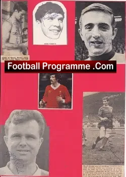Liverpool Football Club Multi Autographs 1960s onwards - football programme