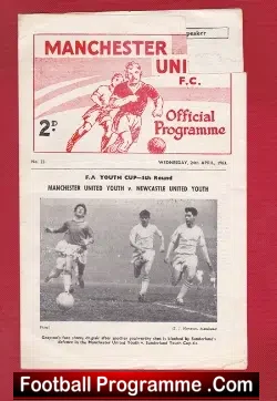 Manchester United v Newcastle United 1963 – Youth + George Best