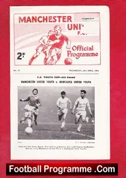 Manchester United v Newcastle United 1963 – Youth + George Best