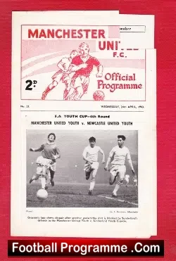 Manchester United v Newcastle United 1963 – Youth George Best
