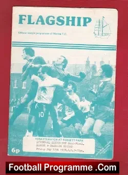 Marine Athletic v Tranmere Rovers 1978 – Senior Cup Semi Final