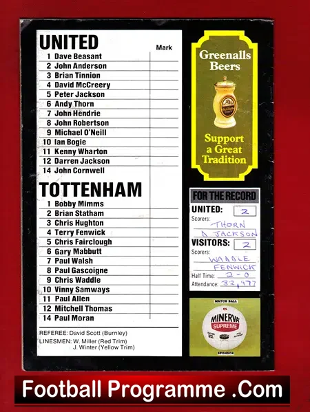 Newcastle United v Tottenham 1988 –  Paul Gascoigne First Gazza