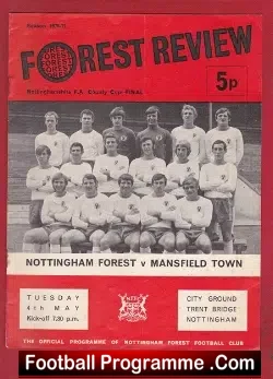 Nottingham Forest v Mansfield Town 1971 – FA County Cup Final