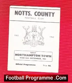 Notts County v Northampton Town 1962