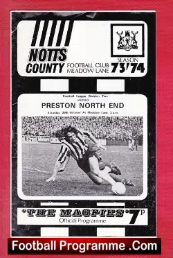 Notts County v Preston 1973