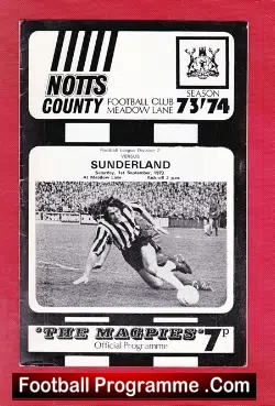 Notts County v Sunderland 1973