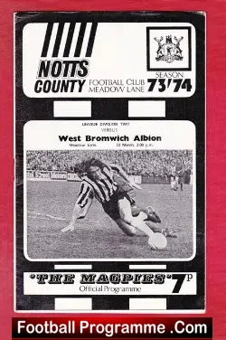Notts County v WBA 1974