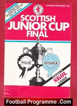 Pollock v Arthurlie 1981 – Scottish Junior Cup Final