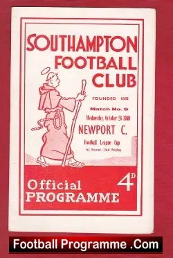 Southampton v Newport County 1960 – Multi Autographed