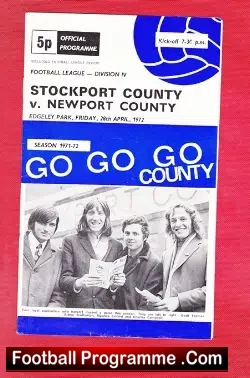 Stockport County v Newport County 1972
