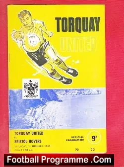 Torquay United v Bristol Rovers 1969
