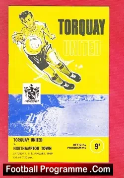 Torquay United v Northampton Town 1969
