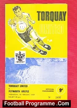 Torquay United v Plymouth Argyle 1969