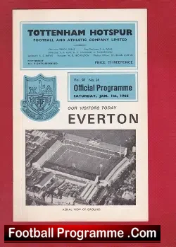 Tottenham Hotspur v Everton 1966