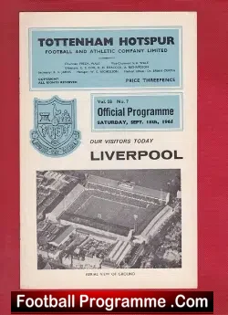 Tottenham Hotspur v Liverpool 1965